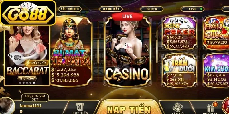 Live Casino & Bắn Cá Go88 - Sòng Bài Trực Tuyến Đẳng Cấp Và Sảnh Săn Hũ Rồng Đại Dương 2 go88 Sơ lược về sảnh Live Casino & Bắn Cá Go88