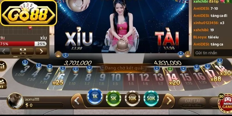 Tương tác cùng Dealer xinh đẹp